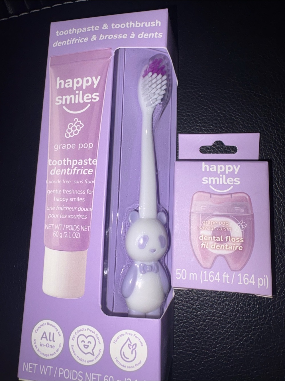 Kids Oral Care Set - Lavender (Grape Pop)